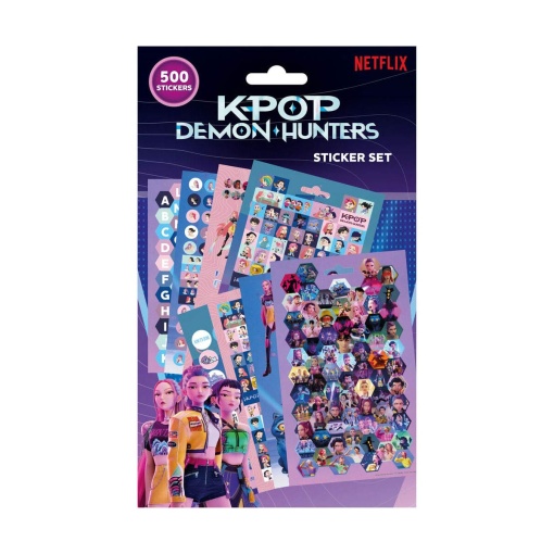 K-Pop Demon Hunters sticker set (blister pack)