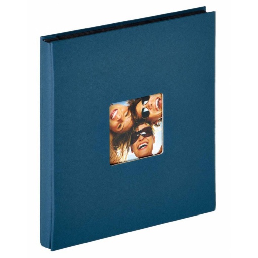 Photo album with blue WALTHER Fun bags