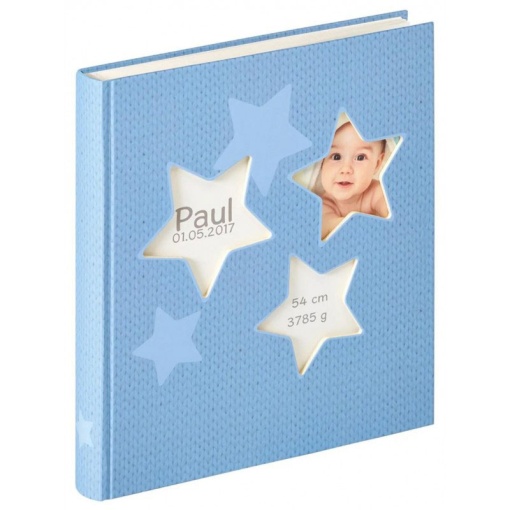 Walther Estrella 28x30.5cm Photo Album, 50 Sheets, Blue