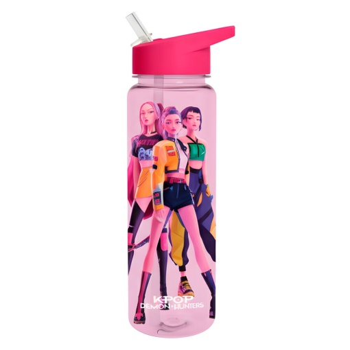 K-Pop Demon Hunters bottle with straw, 750ml