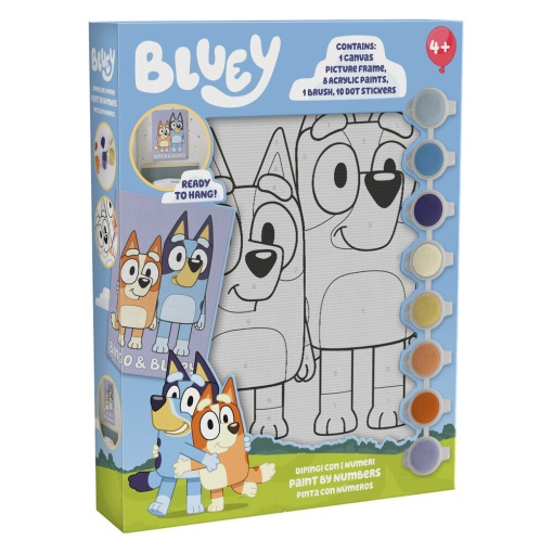 Paint by numbers Bluey