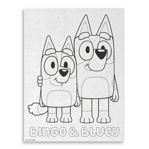 Pintura por números Bluey