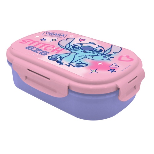Disney Stitch lunch box + fork 21x14x6cm