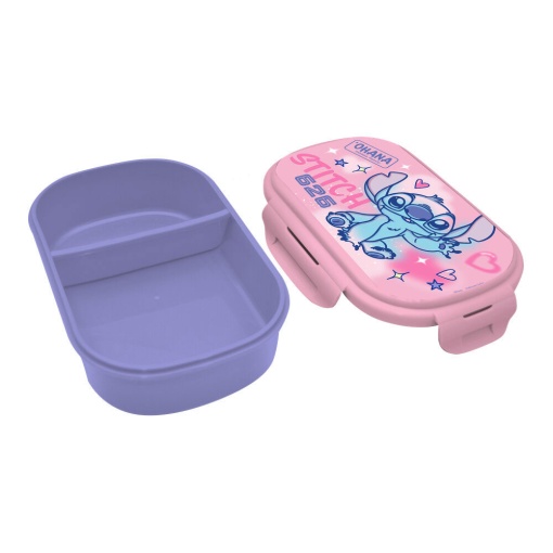 Disney Stitch lunch box + fork 21x14x6cm