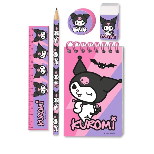 Kuromi 5-piece school set