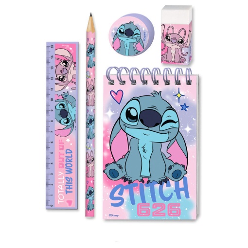 Disney Stitch 5-piece school set