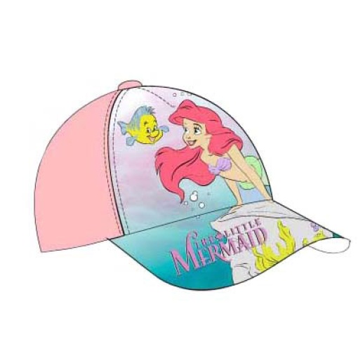 Disney The Little Mermaid pink cap, 52cm.