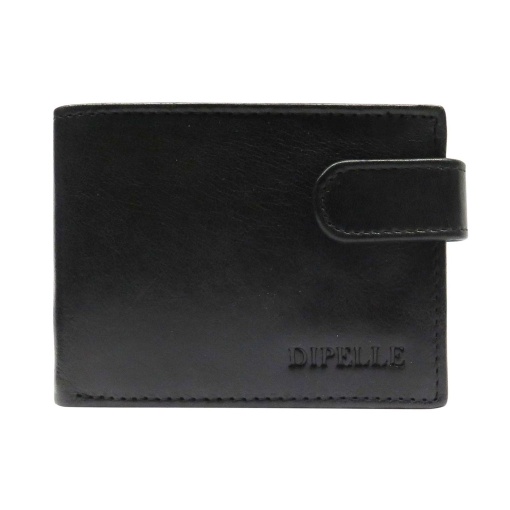 Carteira em pele Dipelle preto DP1812