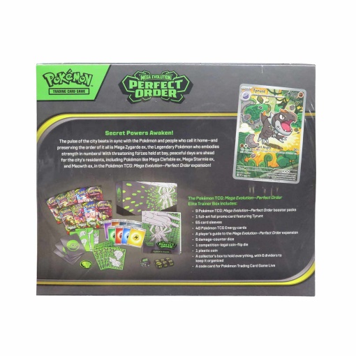 Pokémon TCG: Mega Evolution Perfect Order - Caja de Entrenador Élite