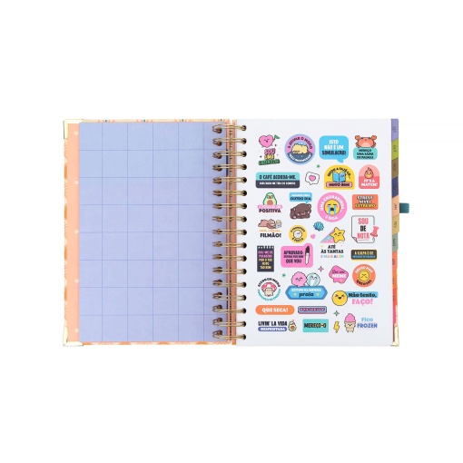 A5 Daily School Planner 2026/27 12 Months Spiral Bound MR. WONDERFUL "Magic in Everyday Life" with Elastic Band