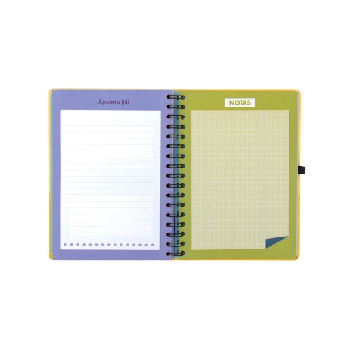 Weekly school planner A5 2026/27 12 months spiral bound MR. WONDERFUL "You look like my crush" with elastic band