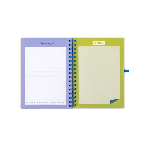 Weekly school planner A5 2026/27 12 months spiral bound MR. WONDERFUL "Ready" with elastic closure