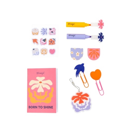 Kit for decorating MR. WONDERFUL Born to Shine diaries