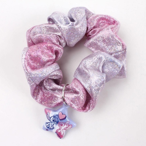 Conjunto de acessórios de cabelo + pulseira com mala tiracolo Disney Stitch 8 peças