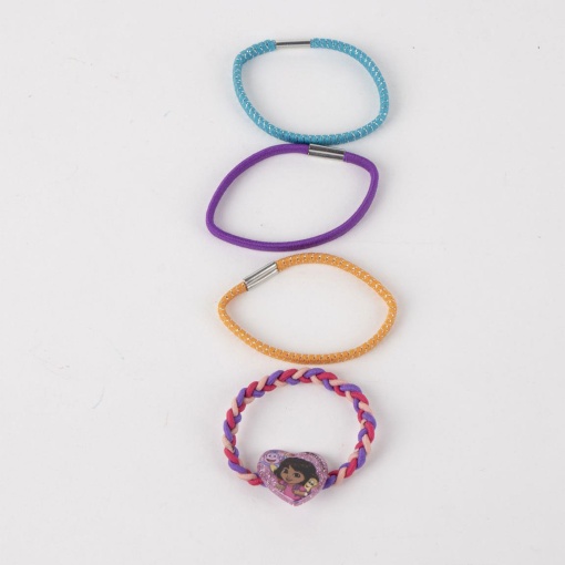 Conjunto de acessórios de cabelo com necessaire DORA 10 peças