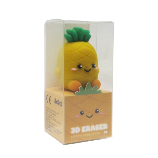 3D iTotal Fresh Market Poppy eraser, the pineapple