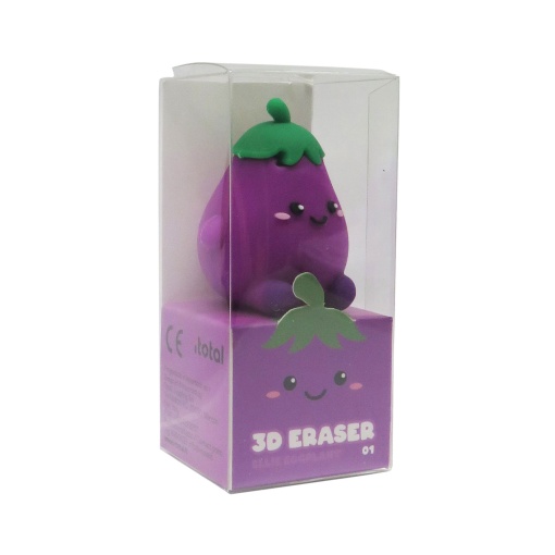 3D Eraser iTotal Fresh Market Ellie, the eggplant