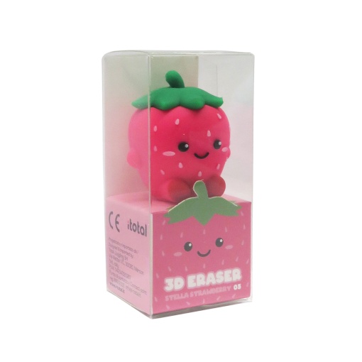 iTotal Fresh Market Stella 3D Eraser, the strawberry