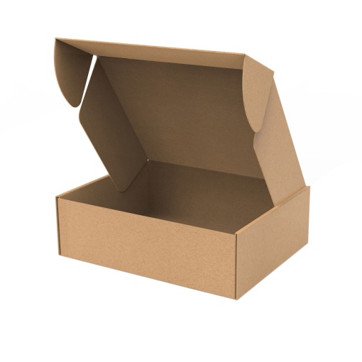 Kraft box for e-commerce, 18.5x15.5x6cm