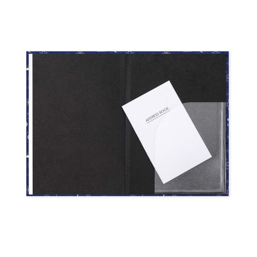 Daily school planner, 120x180mm, 2026/27, 16 months, LEGAMI Celestial, with elastic closure.