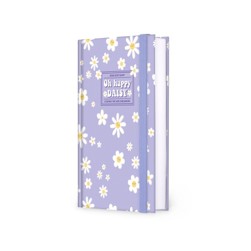 Daily school planner 120x180mm 2026/27 16 months LEGAMI Daisy with elastic band
