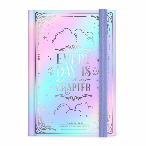 Daily school planner 120x180mm 2026/27 16 months LEGAMI Fairy Tale with elastic band