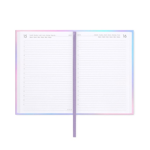 Daily school planner 120x180mm 2026/27 16 months LEGAMI Fairy Tale with elastic band