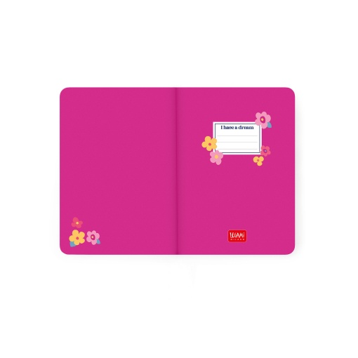 Weekly school planner A6 2026/27 16 months LEGAMI Flowers with elastic band