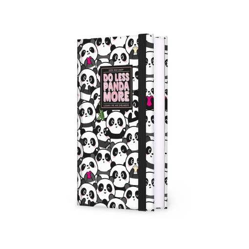 Daily school planner 120x180mm 2026/27 16 months LEGAMI Panda with elastic band