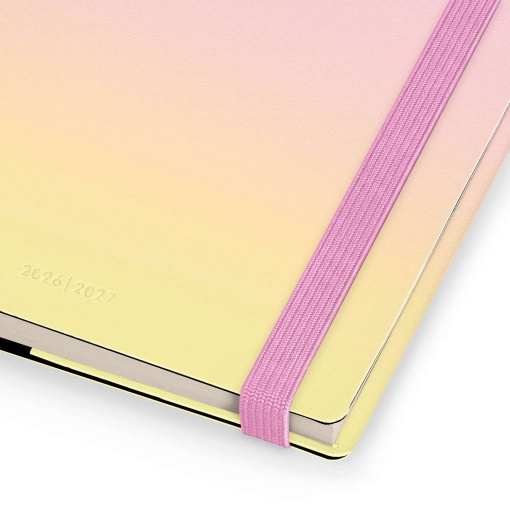 Agenda escolar semanal A6 2026/27 16 meses LEGAMI Sunrise Lover com elástico