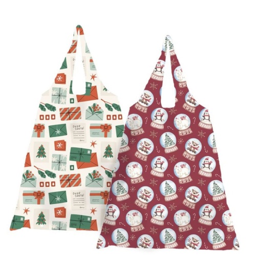 Shopping bag D'CASA Classic Xmas 38x38cm sortido 2714593