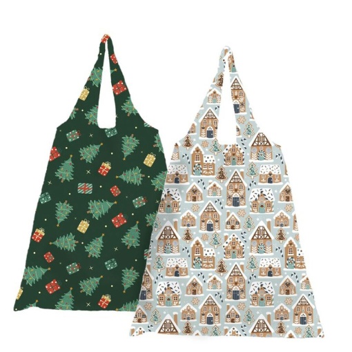 Shopping bag D'CASA Classic Xmas 38x38cm sortido 2714594
