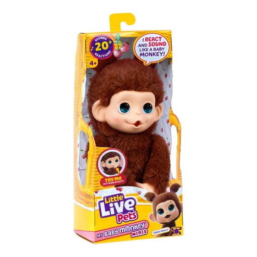 Little Live Pets - My Baby Monkey Minis MOOSE assortment
