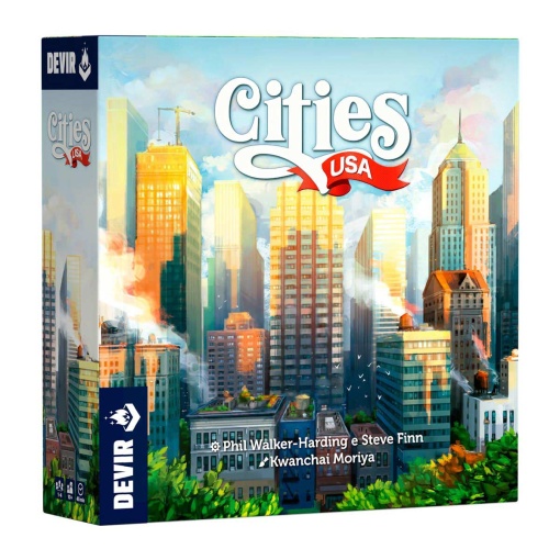 Ciudades de EE. UU. DEVIR (versión en portugués)
