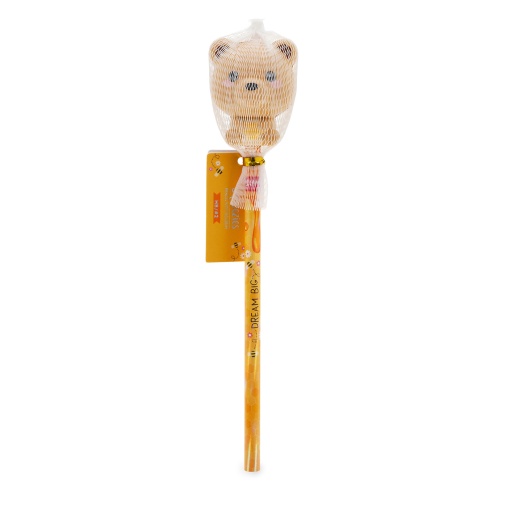 LEGAMI Squeezies Teddy Bear "Dream Big" HB #2 graphite pencils with squishy filling.