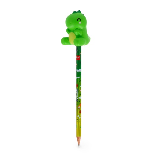 LEGAMI Squeezies Dino "Rooarr!" HB #2 graphite pencils with squishy filling.