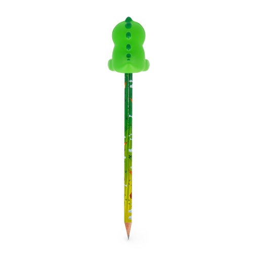 LEGAMI Squeezies Dino "Rooarr!" HB #2 graphite pencils with squishy filling.