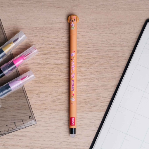 LEGAMI Fur Ever Friends erasable gel ballpoint pen (3 units)