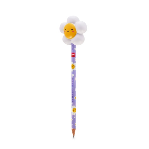 Graphite pencils with squishy LEGAMI Squeezies Daisy "Oh Happy Daisy" HB #2