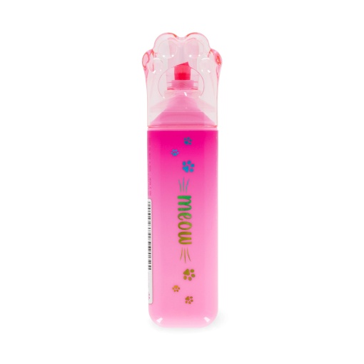Sublinhador fluorescente LEGAMI Kitty Paw "Meow" rosa