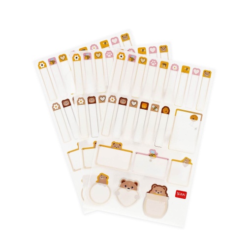 LEGAMI My Name Is... Teddy Bear school labels (66 units)