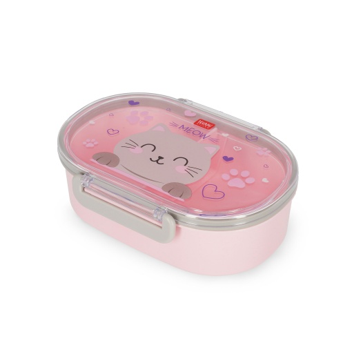 Caixa de lanche LEGAMI Snack & Go Kitty "Meow"