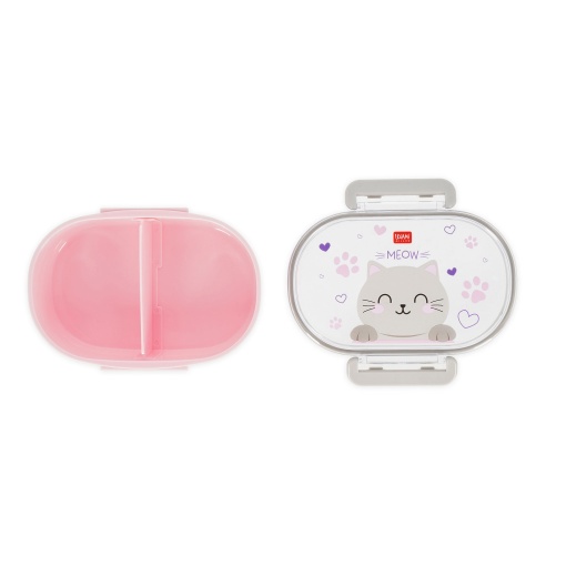 Caixa de lanche LEGAMI Snack & Go Kitty "Meow"