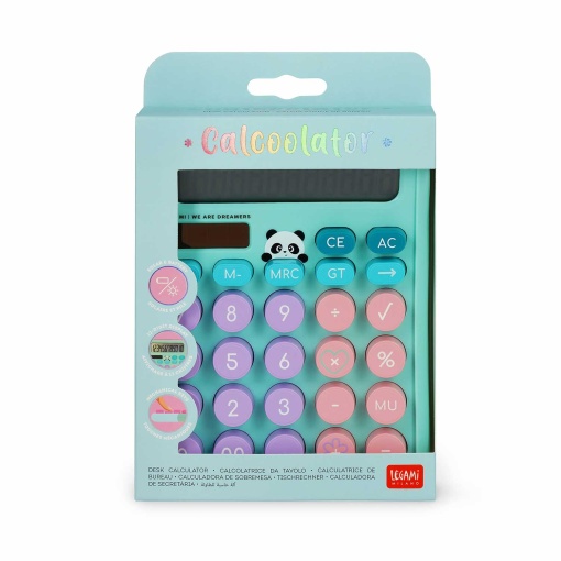 Calculadora de secretária LEGAMI Calcoolator Panda 12 dígitos