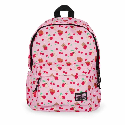 LEGAMI My Backpack Teddy Bear Cherry Pink 30x40x18cm