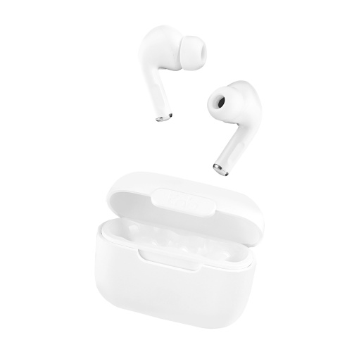 TNB Feat 3 5.3 Bluetooth Headphones with Charging Case, White