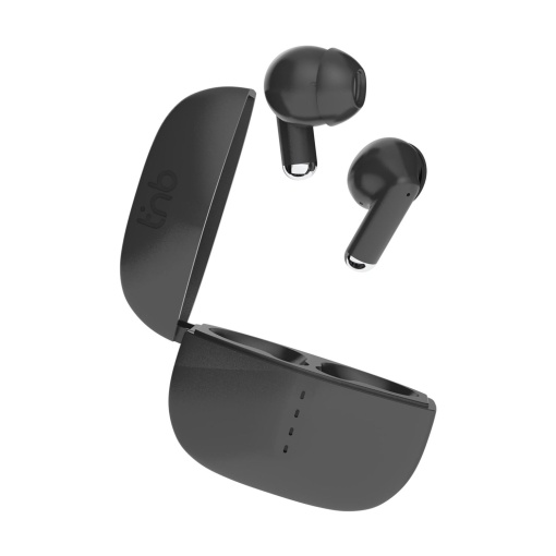 TNB Zip 2 5.3 Bluetooth Headphones with Charging Case, Black