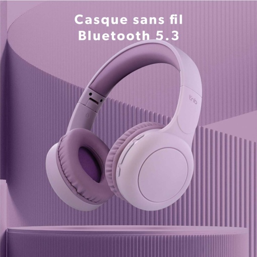 Auriculares Bluetooth TNB Tonality color lila/lavanda