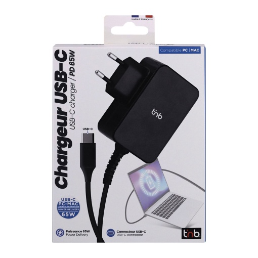 TNB 65W Universal USB-C Charger for Smartphones/Laptops