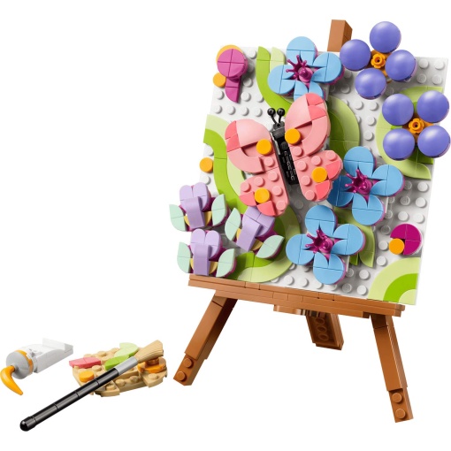 LEGO Creator 3-in-1 quadro de decoração com arte floral 31390